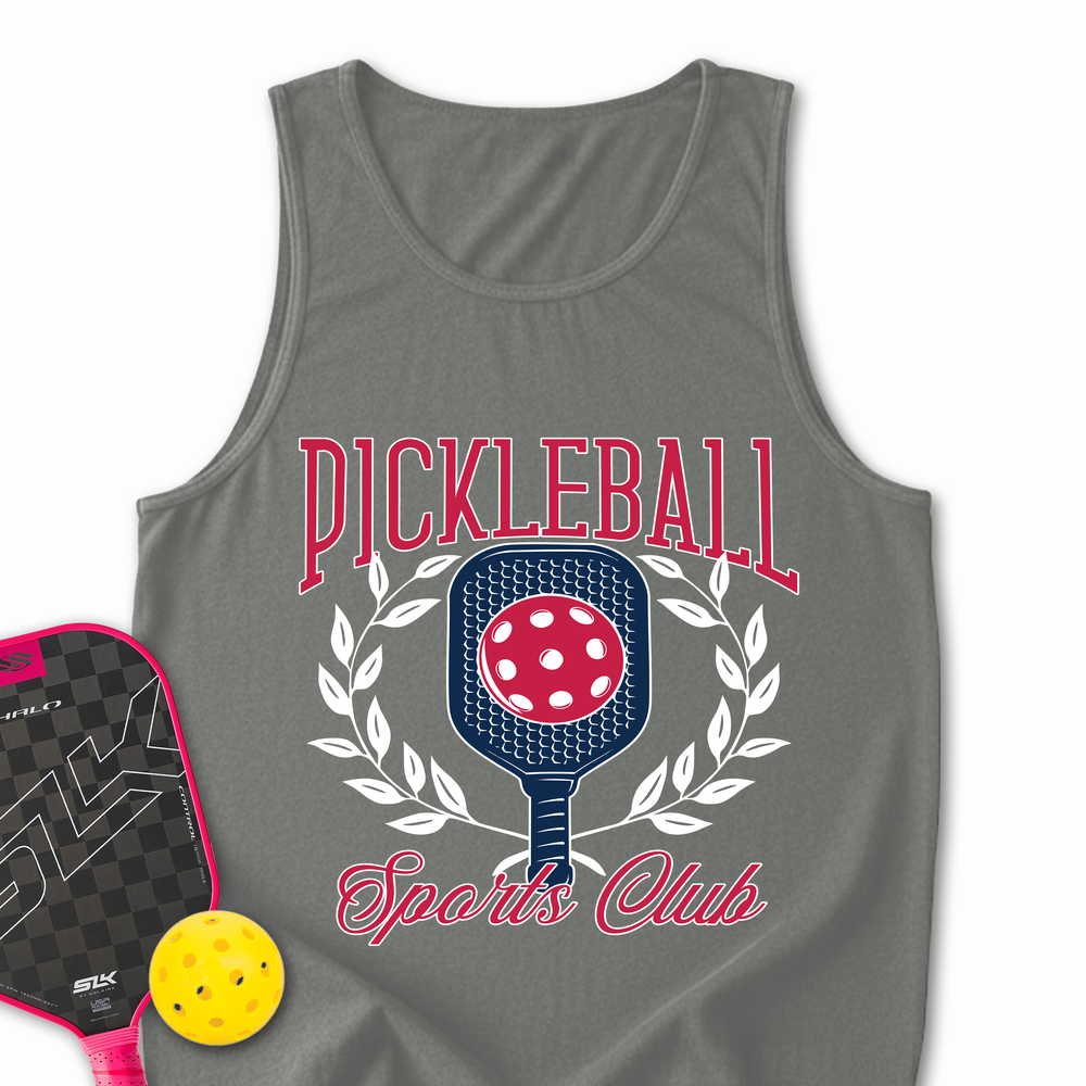 Pickleball Sports Club Graphic Tank Top - Picklechillz