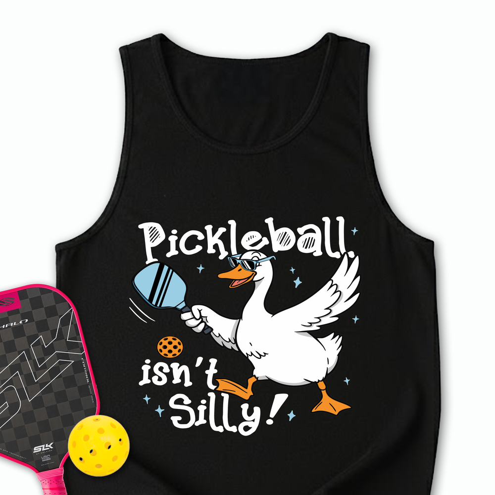 Pickleball Isn’t Silly Graphic Tank Top - Picklechillz