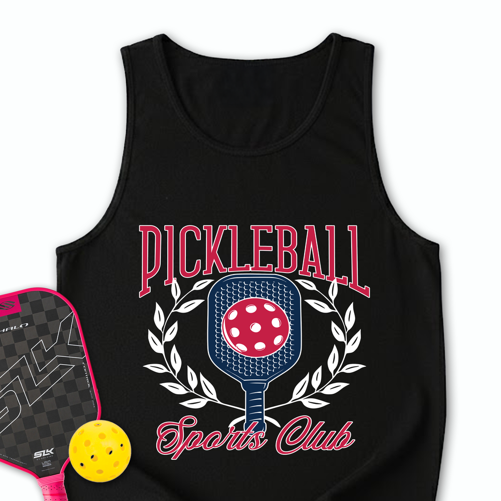 Pickleball Sports Club Graphic Tank Top - Picklechillz