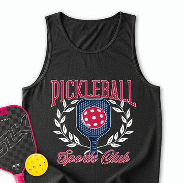 Pickleball Sports Club Graphic Tank Top - Picklechillz