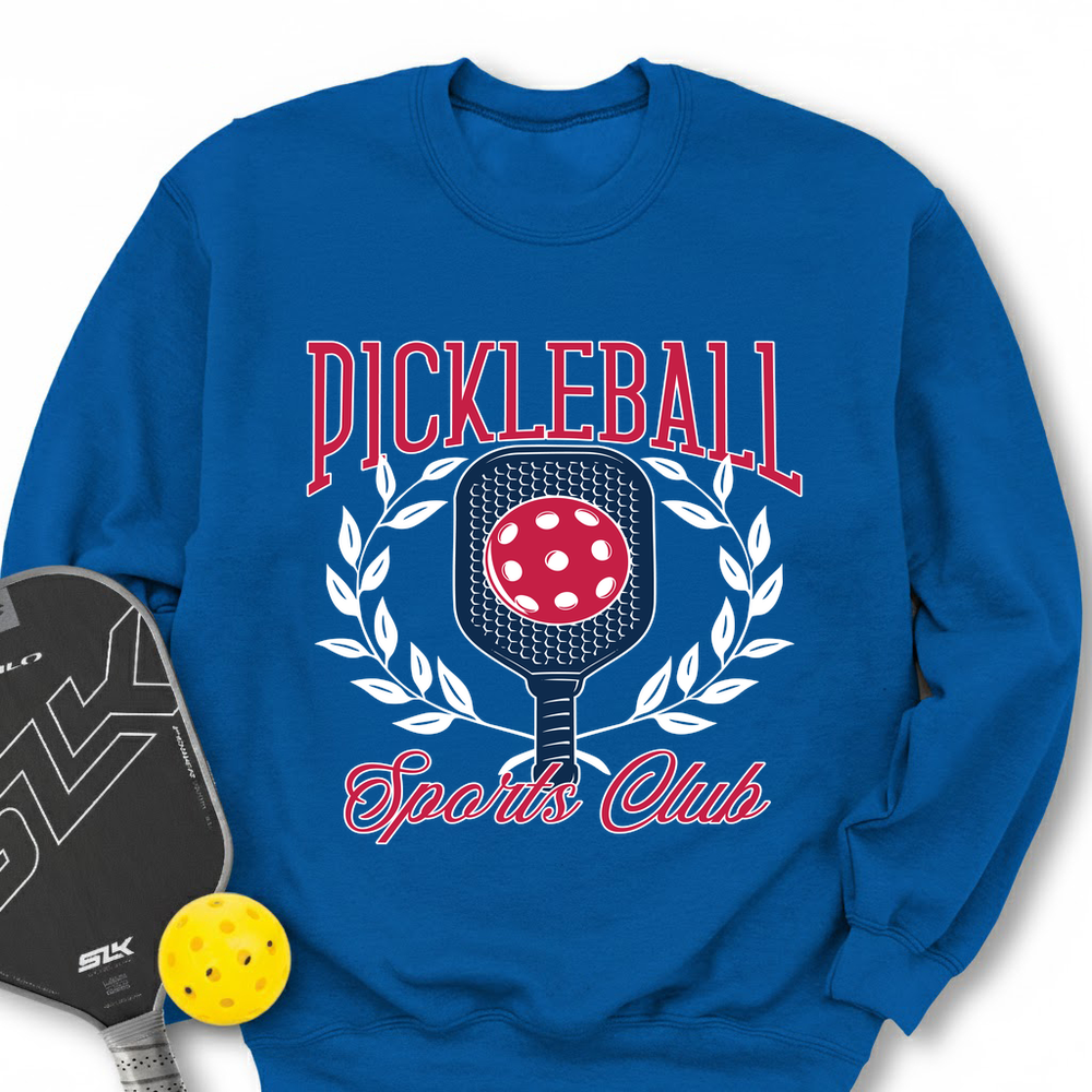 Pickleball Sports Club Graphic Sweatshirt - Picklechillz