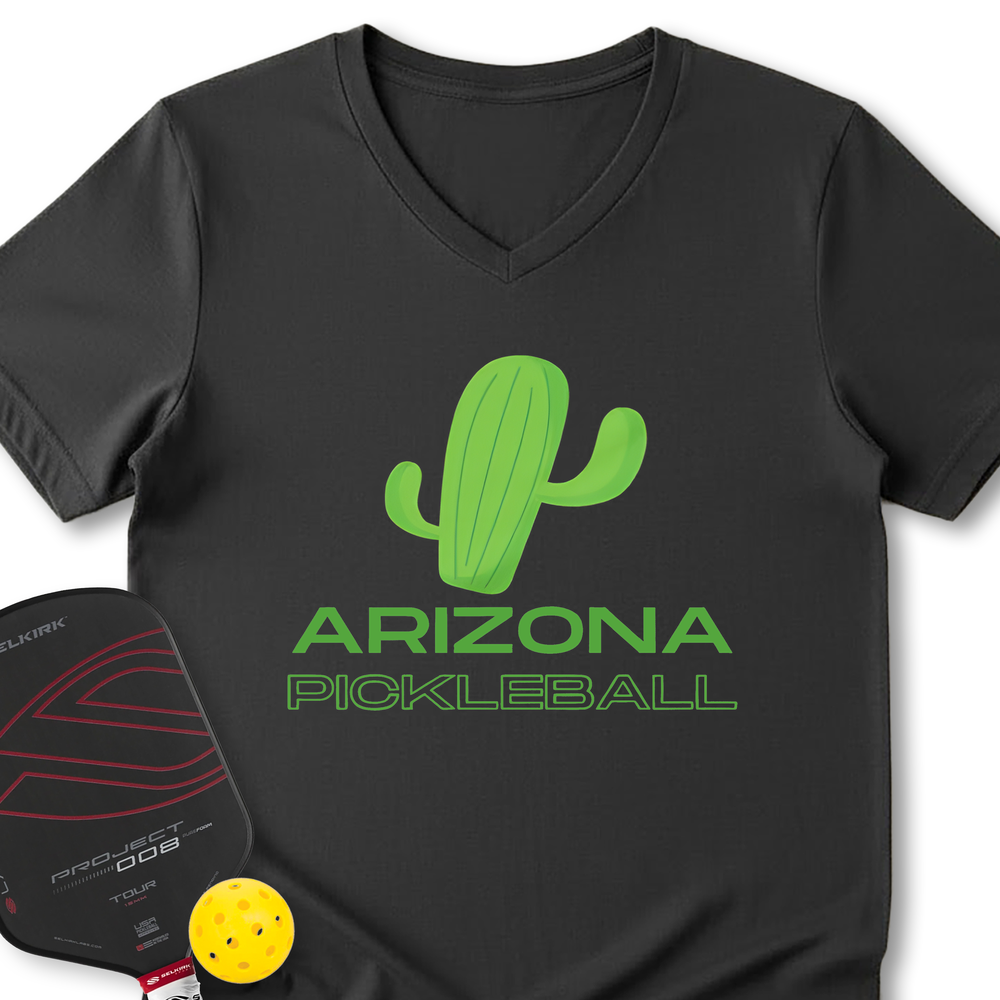 Arizona Pickleball Funny V-Neck T-Shirt - Picklechillz