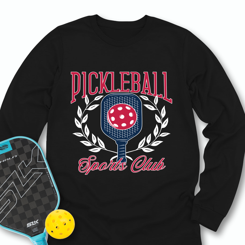 Pickleball Sports Club Graphic Long Sleeve - Picklechillz