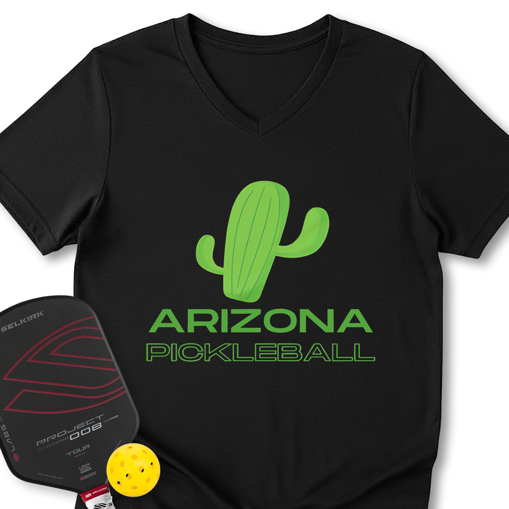 Arizona Pickleball Funny V-Neck T-Shirt - Picklechillz