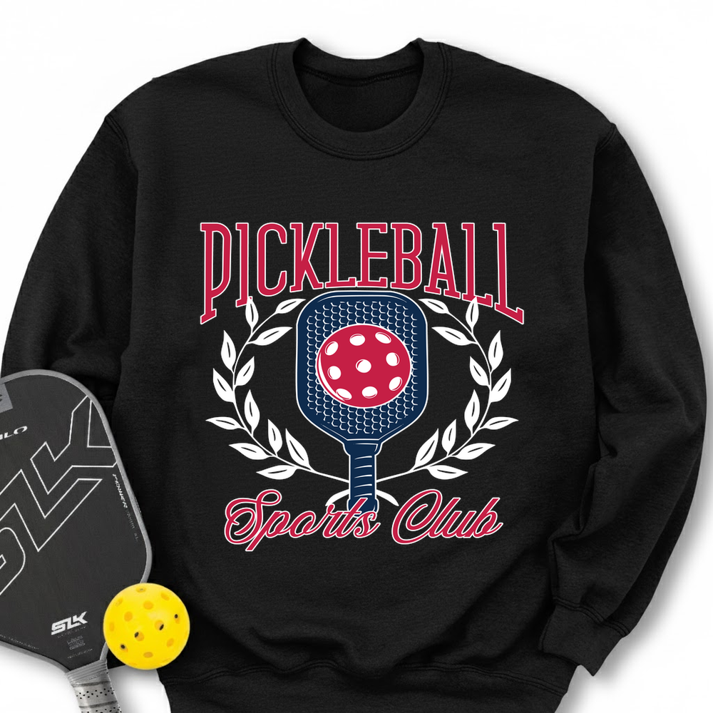 Pickleball Sports Club Graphic Sweatshirt - Picklechillz