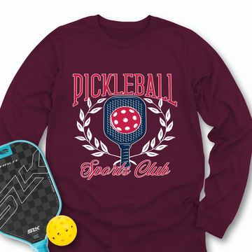 Pickleball Sports Club Graphic Long Sleeve - Picklechillz