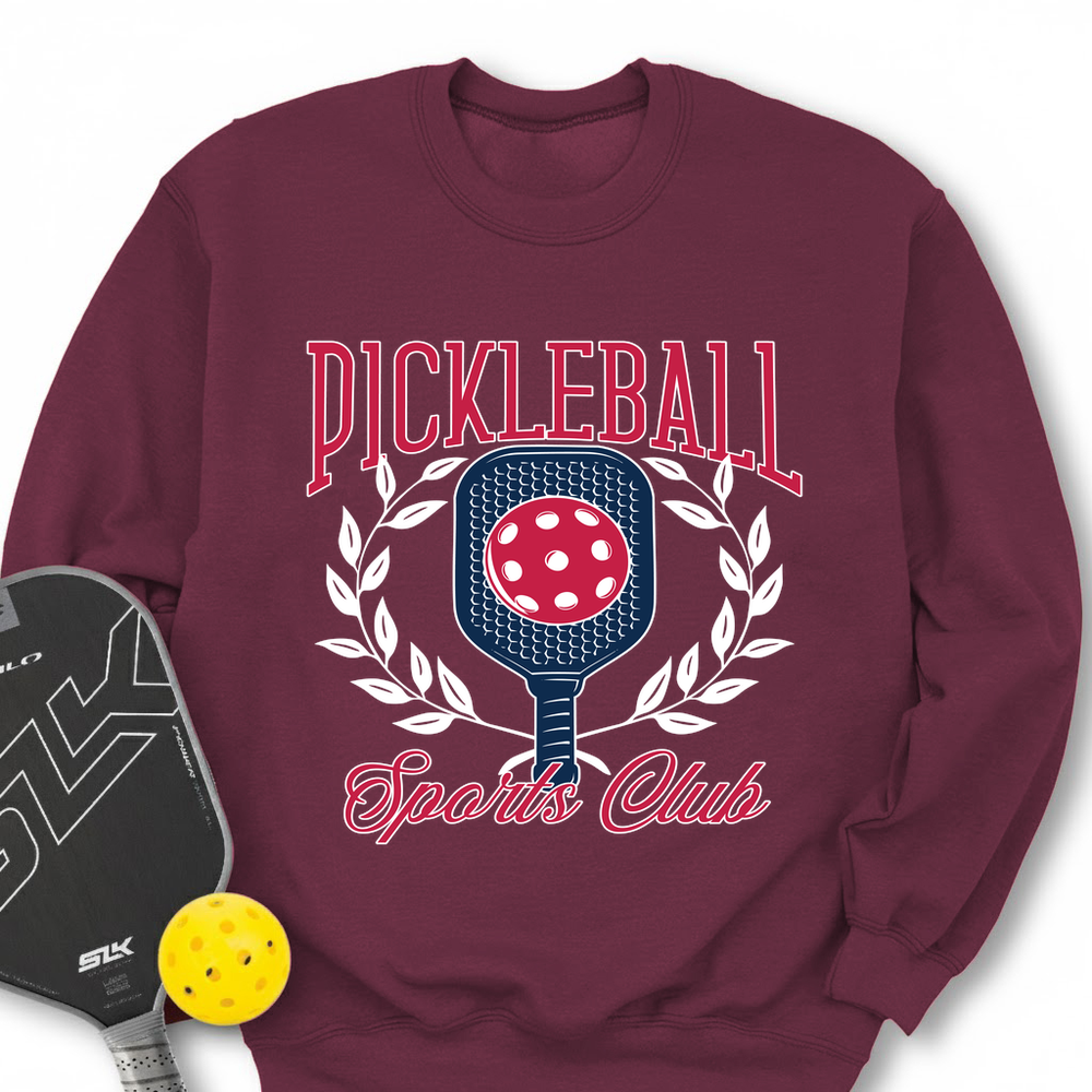 Pickleball Sports Club Graphic Sweatshirt - Picklechillz