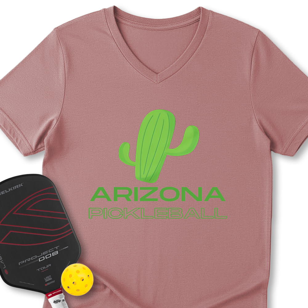 Arizona Pickleball Funny V-Neck T-Shirt - Picklechillz