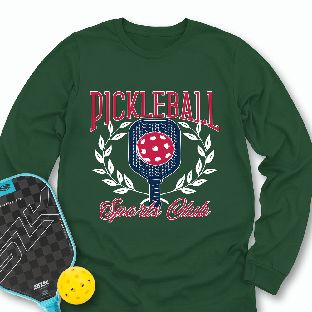Pickleball Sports Club Graphic Long Sleeve - Picklechillz