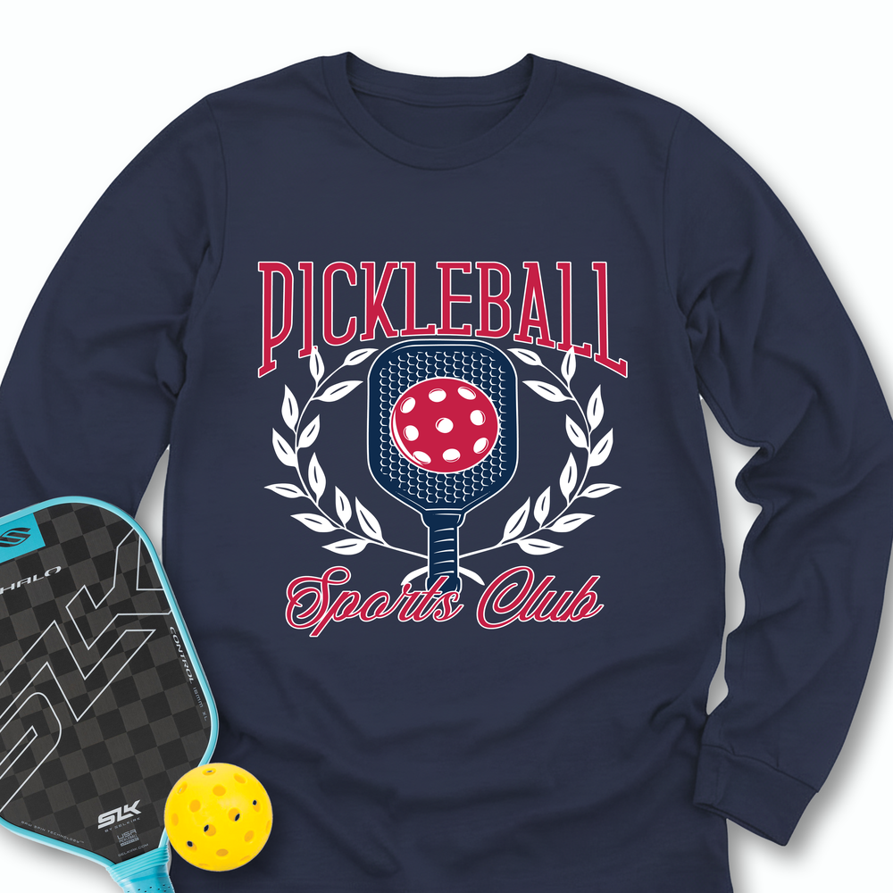 Pickleball Sports Club Graphic Long Sleeve - Picklechillz