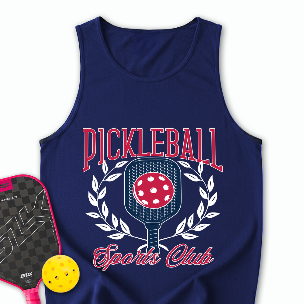 Pickleball Sports Club Graphic Tank Top - Picklechillz