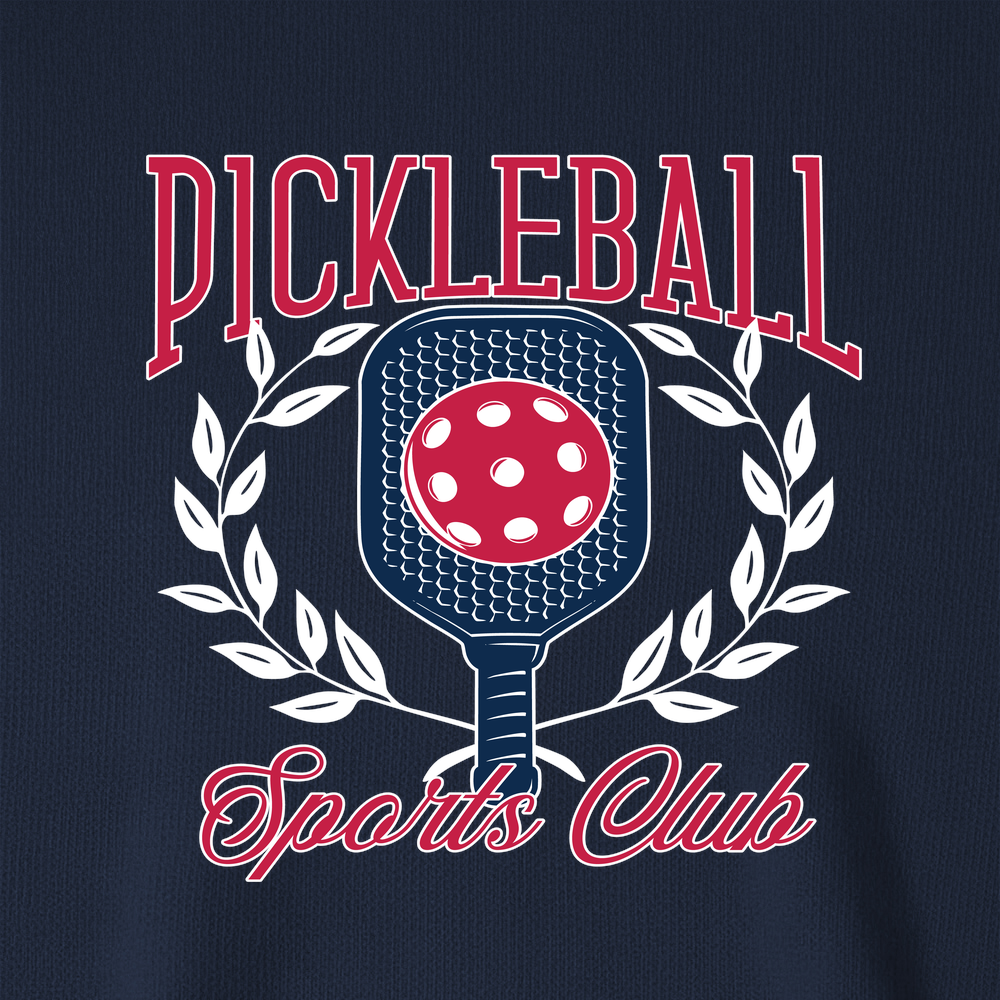 Pickleball Sports Club Graphic V-Neck T-Shirt - Picklechillz