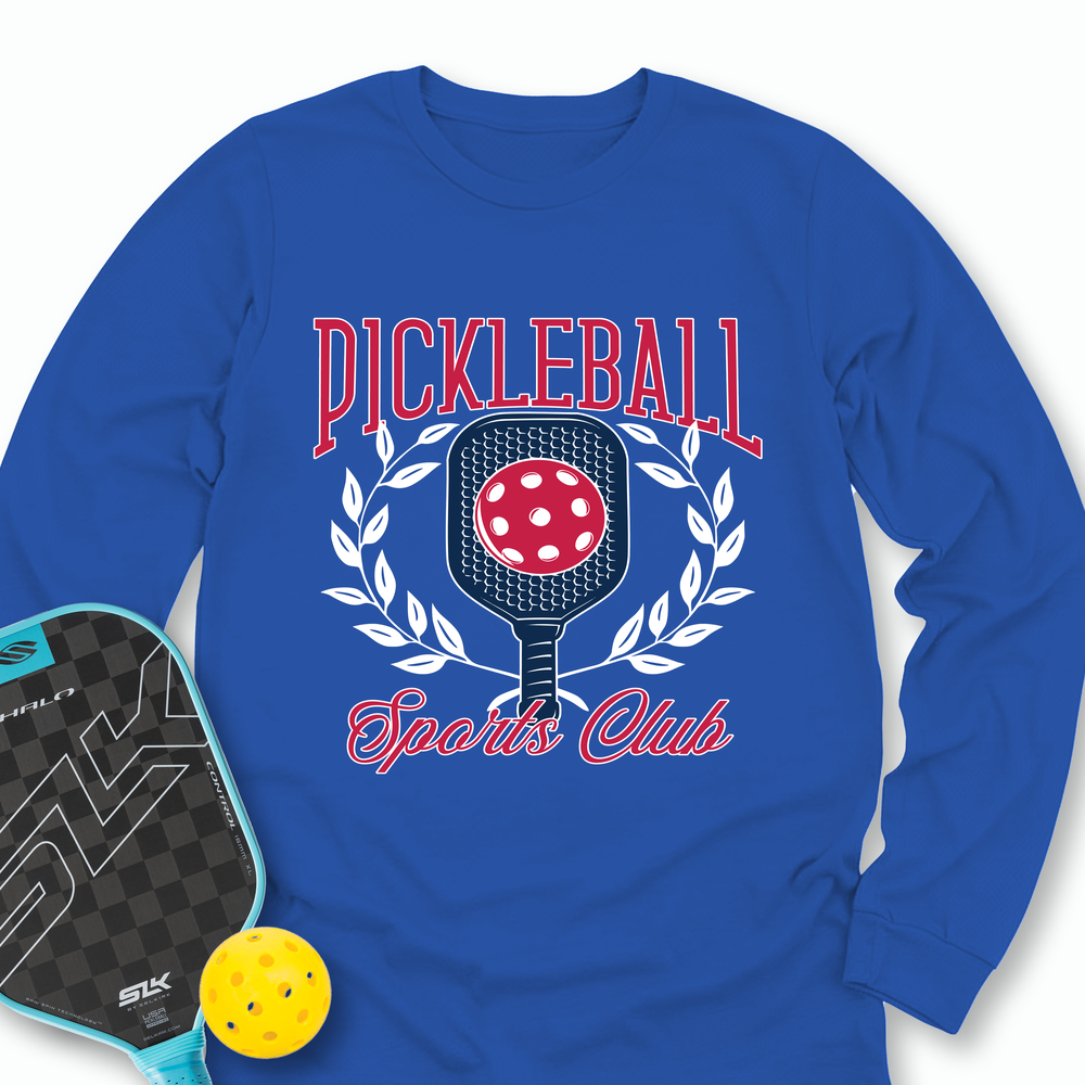 Pickleball Sports Club Graphic Long Sleeve - Picklechillz