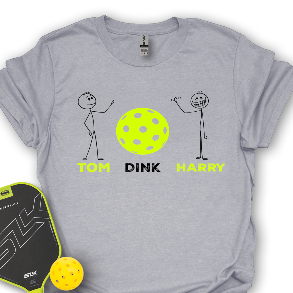 Pickleball - Tom Dink and Harry Unisex T-Shirt - Picklechillz
