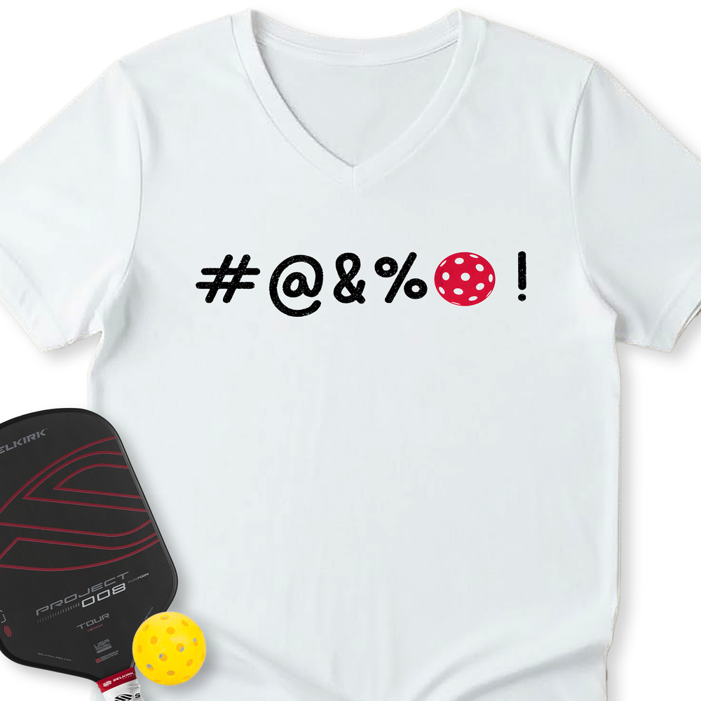 Dang Pickleball Funny V-Neck T-Shirt - Picklechillz