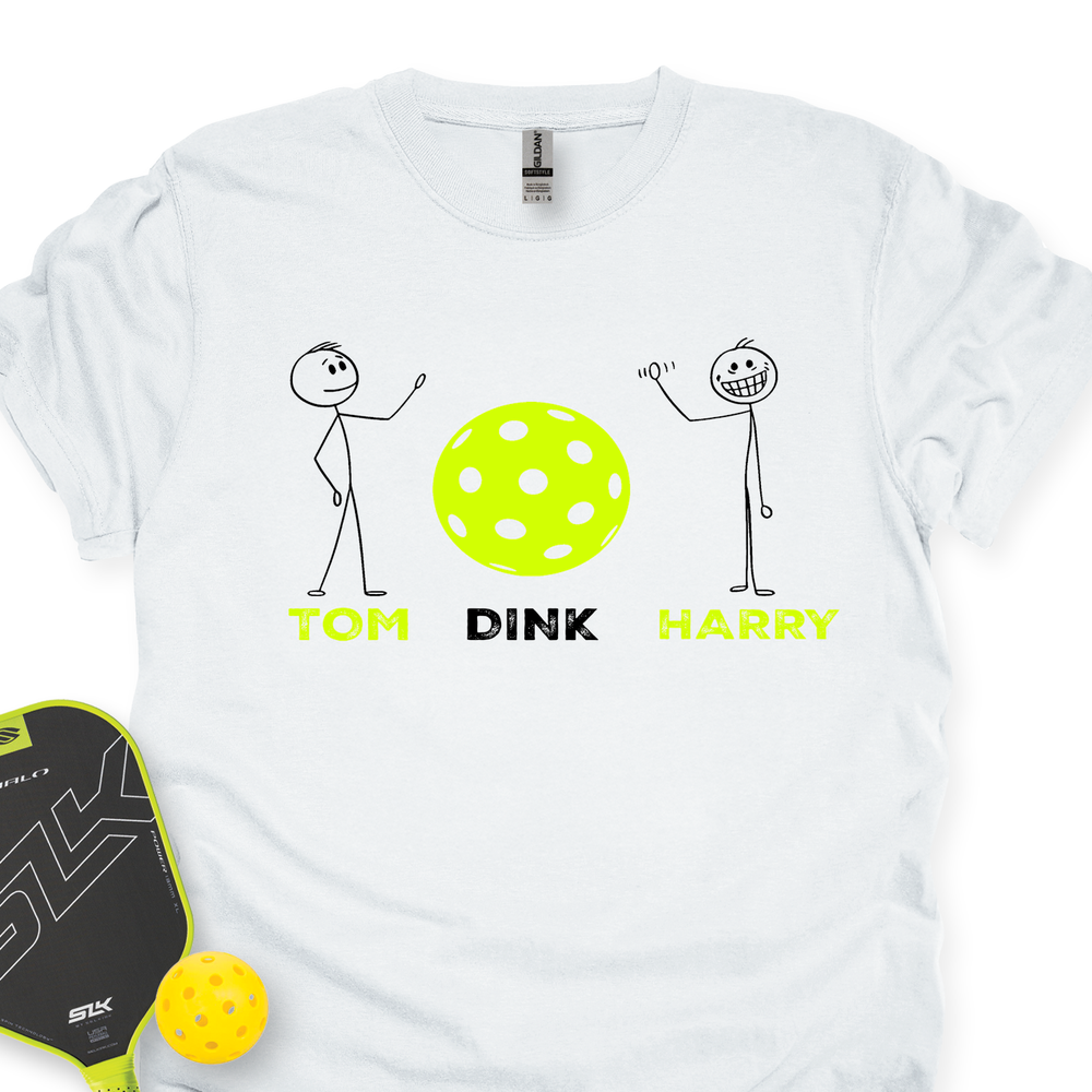 Pickleball - Tom Dink and Harry Unisex T-Shirt - Picklechillz