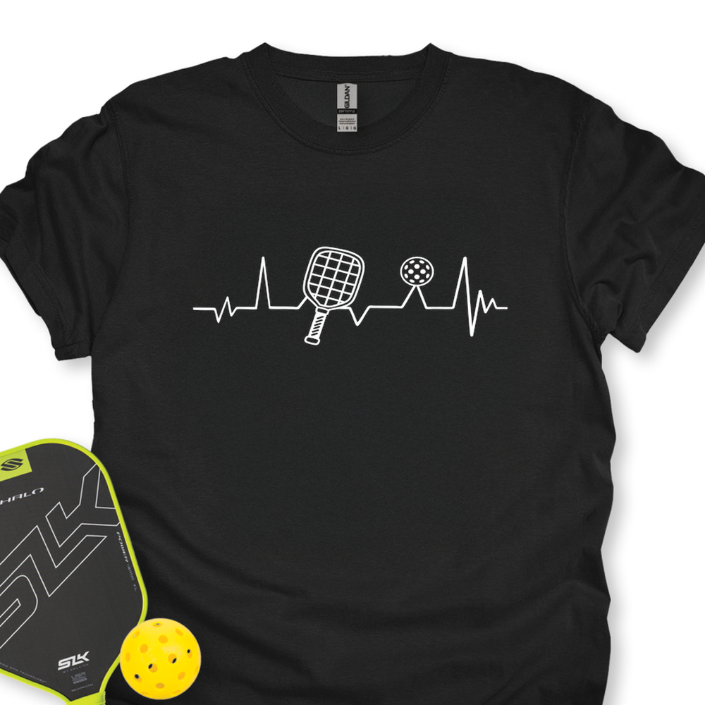 Pickleball Heartbeat T-Shirt - Picklechillz