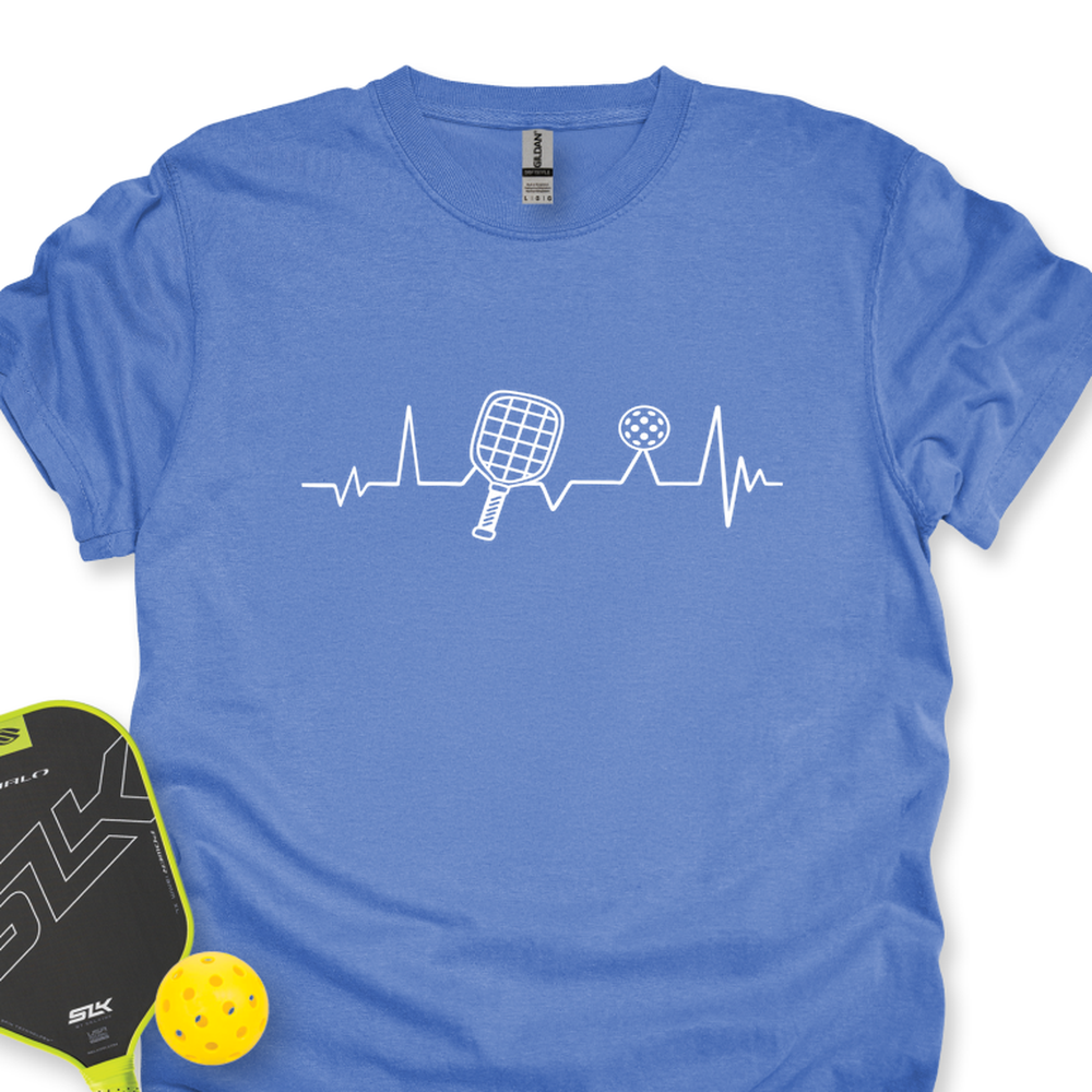 Pickleball Heartbeat T-Shirt - Picklechillz
