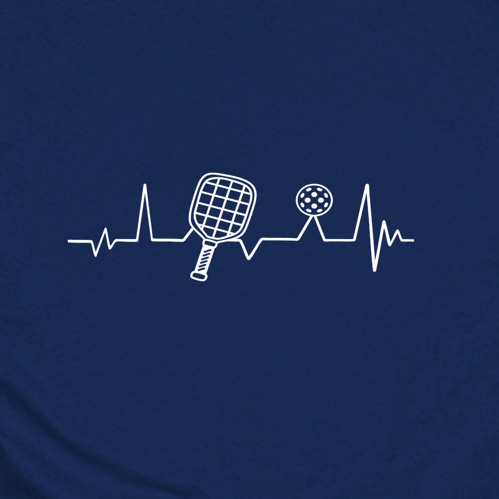 Pickleball Heartbeat T-Shirt - Picklechillz