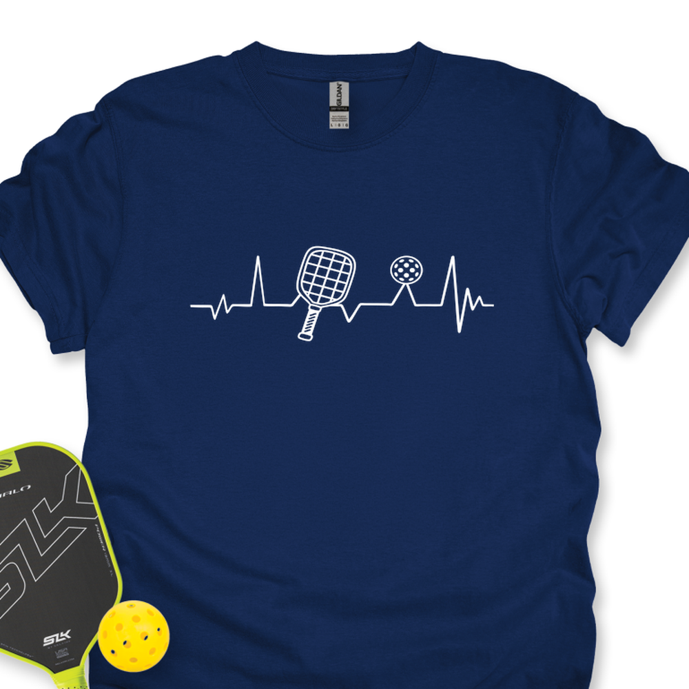 Pickleball Heartbeat T-Shirt - Picklechillz
