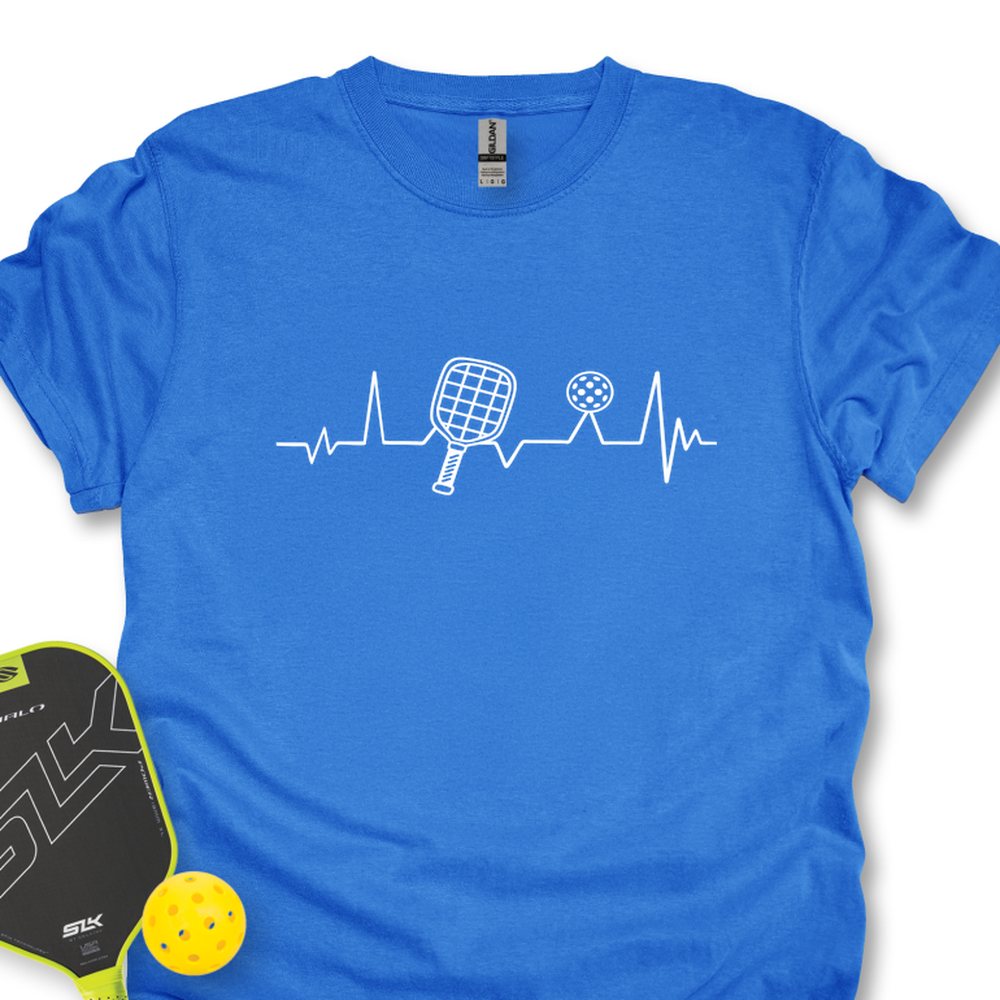 Pickleball Heartbeat T-Shirt - Picklechillz