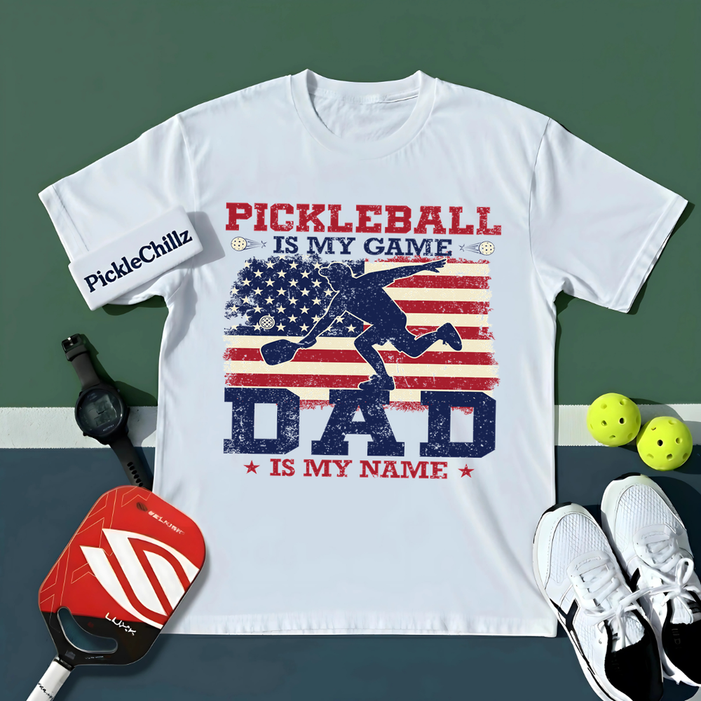 My favorite sport is Pickleball, but my favorite role is being Dad Unisex T-Shirt - Picklechillz