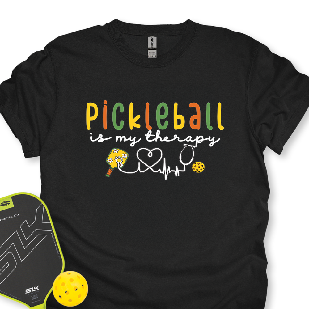 Pickleball Is My Therapy Cute Unisex T-Shirt - Picklechillz