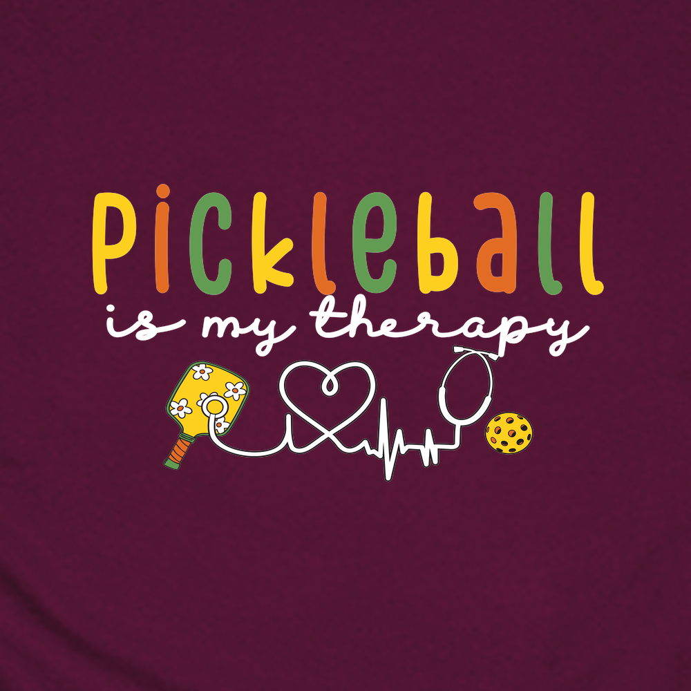 Pickleball Is My Therapy Cute Unisex T-Shirt - Picklechillz