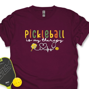 Pickleball Is My Therapy Cute Unisex T-Shirt - Picklechillz