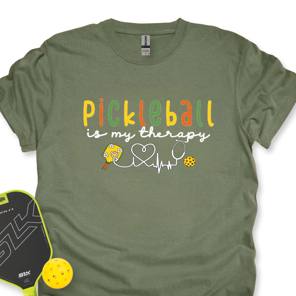 Pickleball Is My Therapy Cute Unisex T-Shirt - Picklechillz