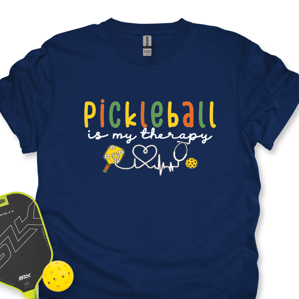 Pickleball Is My Therapy Cute Unisex T-Shirt - Picklechillz