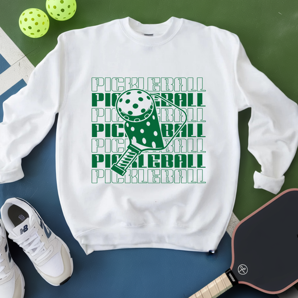 Pickleball Paddles And Ball Sweatshirt - Picklechillz