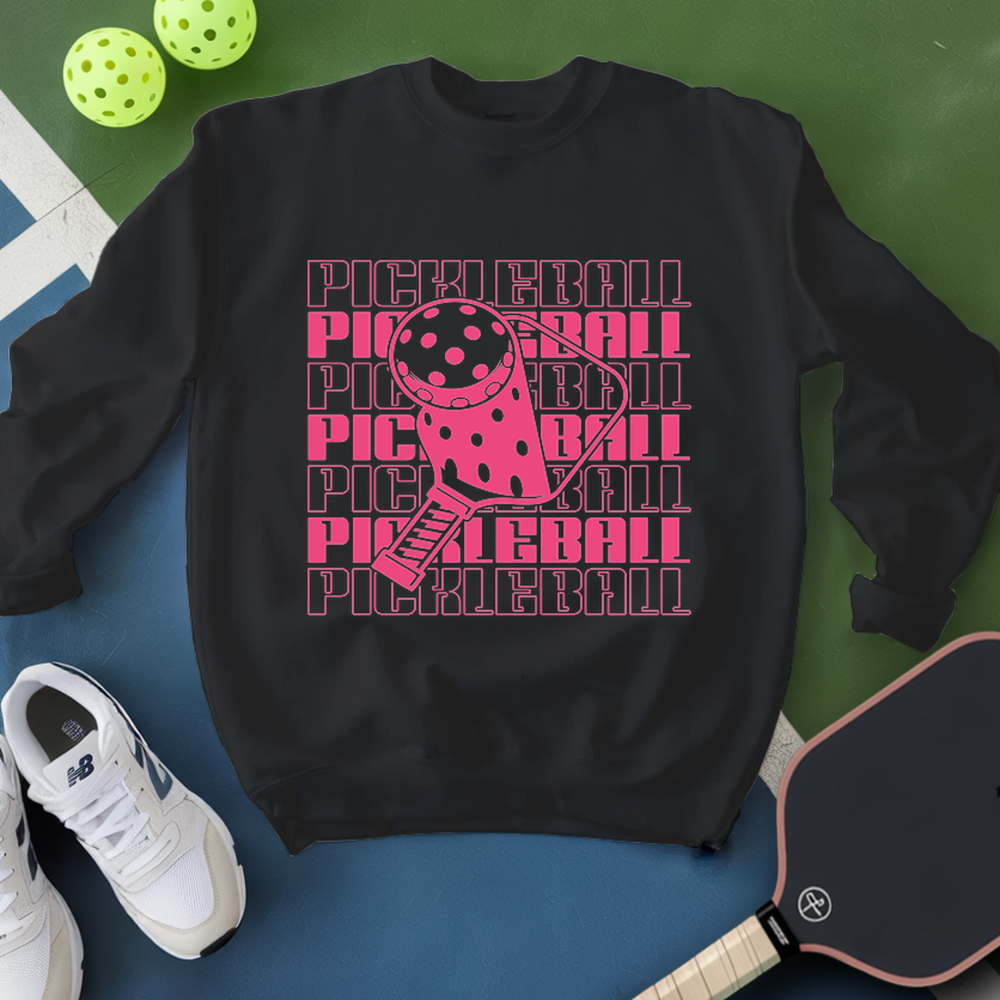 Pickleball Paddles And Ball Sweatshirt - Picklechillz