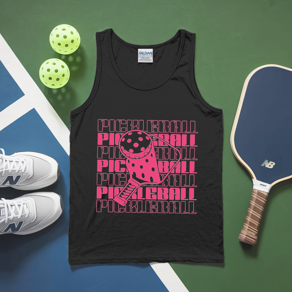 Pickleball Paddles And Ball Tank Top - Picklechillz