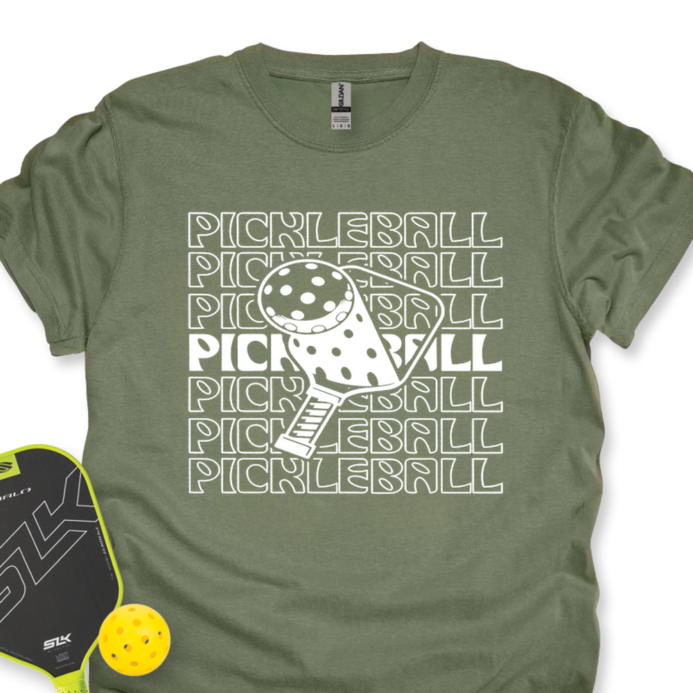 Pickleball Paddle and Ball Unisex T-Shirt - Picklechillz