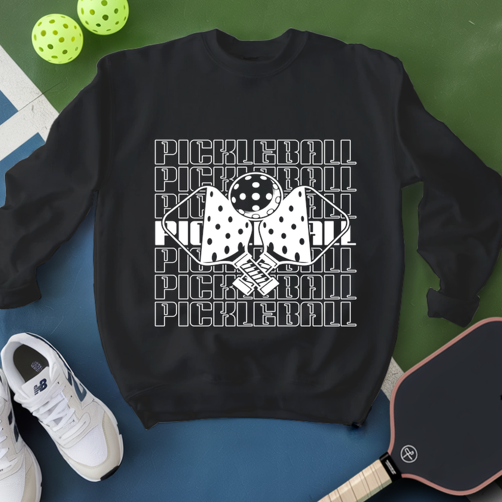 Double Pickleball Paddles And Ball Sweatshirt - Picklechillz