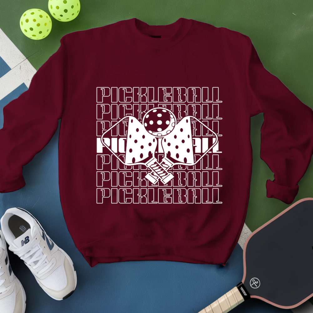 Double Pickleball Paddles And Ball Sweatshirt - Picklechillz