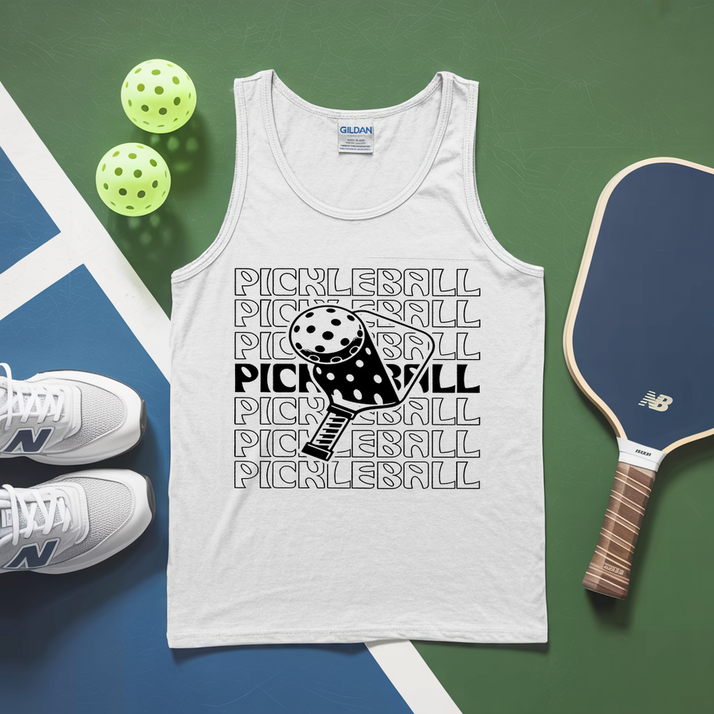 Pickleball Paddle and Ball Tank Top - Picklechillz