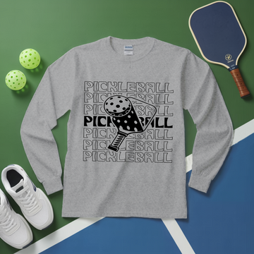 Pickleball Paddle and Ball Long Sleeve - Picklechillz