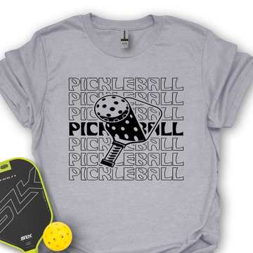Pickleball Paddle and Ball Unisex T-Shirt - Picklechillz