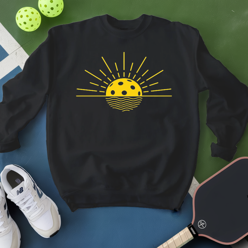 Pickleball Sunset For Player Sweatshirt - Picklechillz