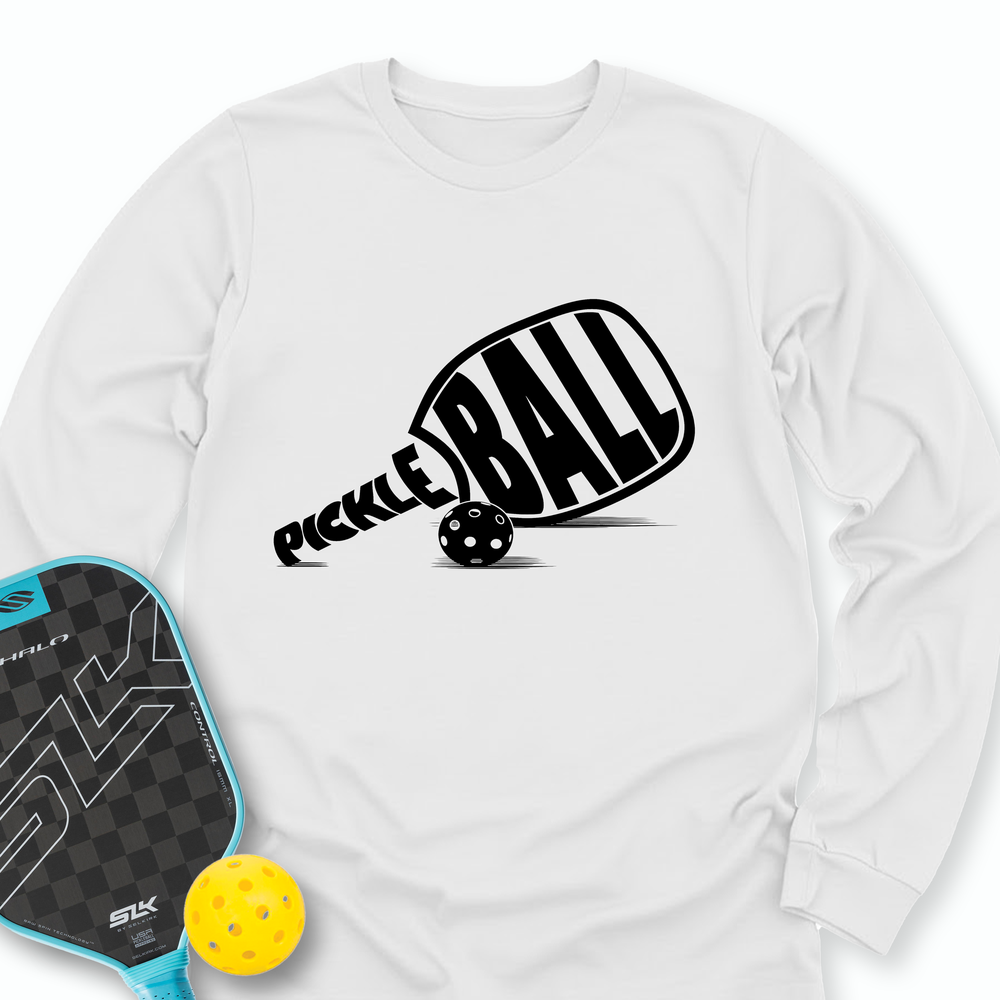 Pickleball Text Long Sleeve - Picklechillz