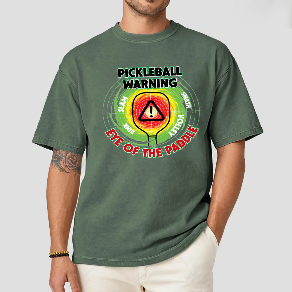 Pickleball Warning: Eye of the Paddle Unisex T-Shirt - Picklechillz