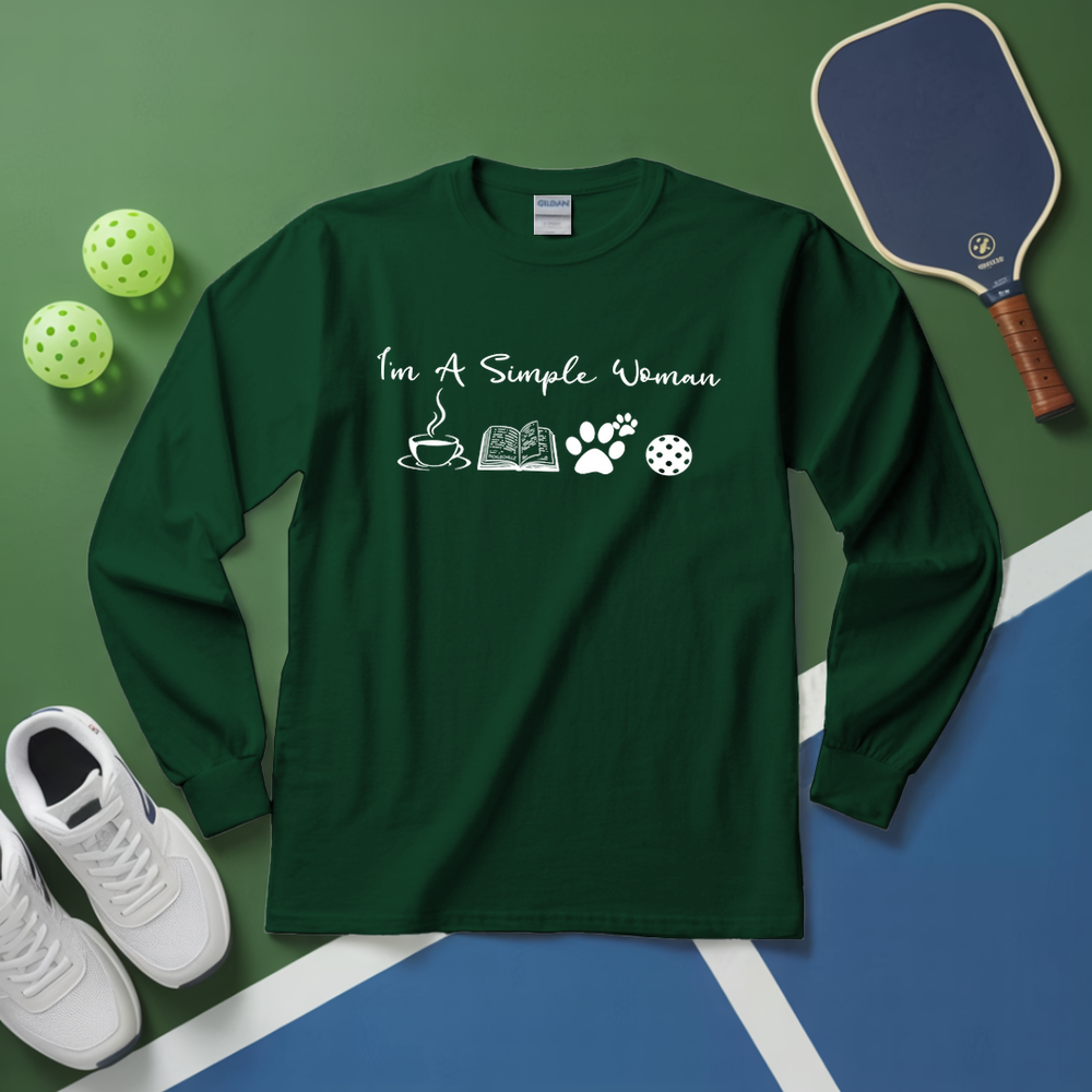 Pickleball Woman Long Sleeve - Picklechillz