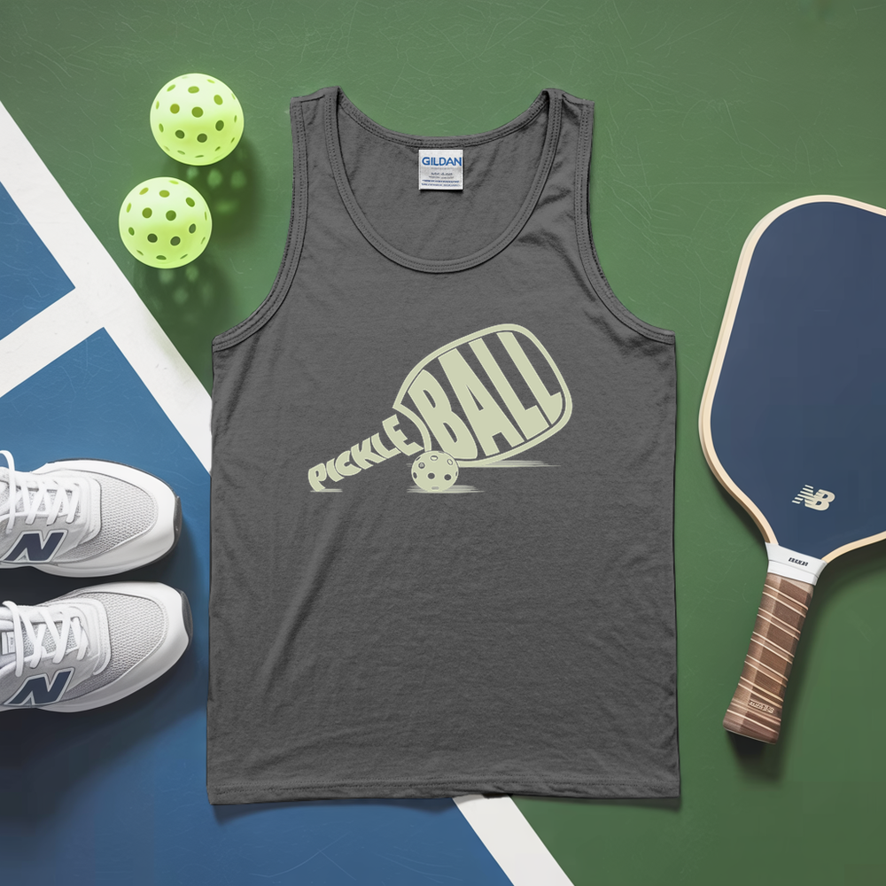 Pickleball Text Tank Top - Picklechillz