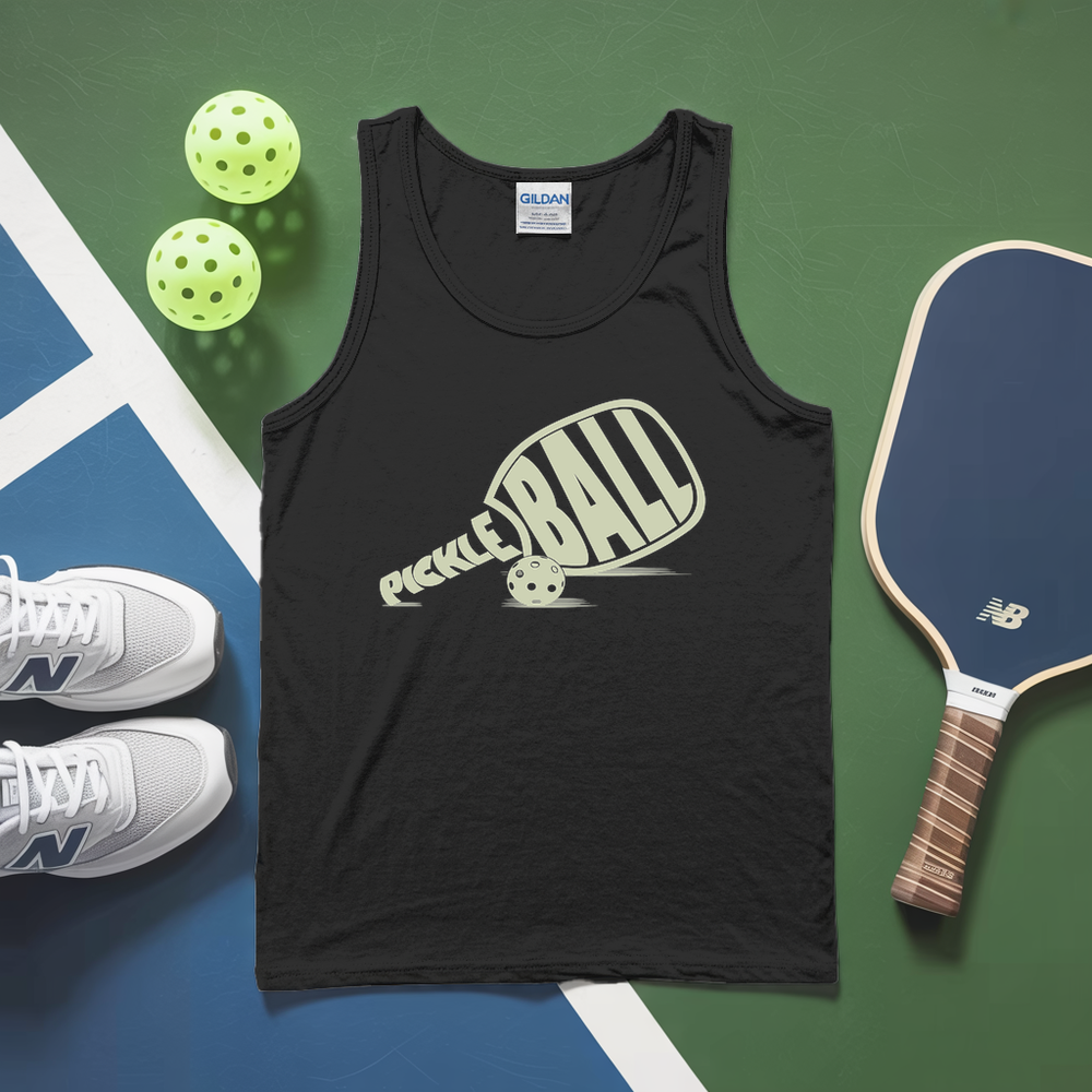 Pickleball Text Tank Top - Picklechillz