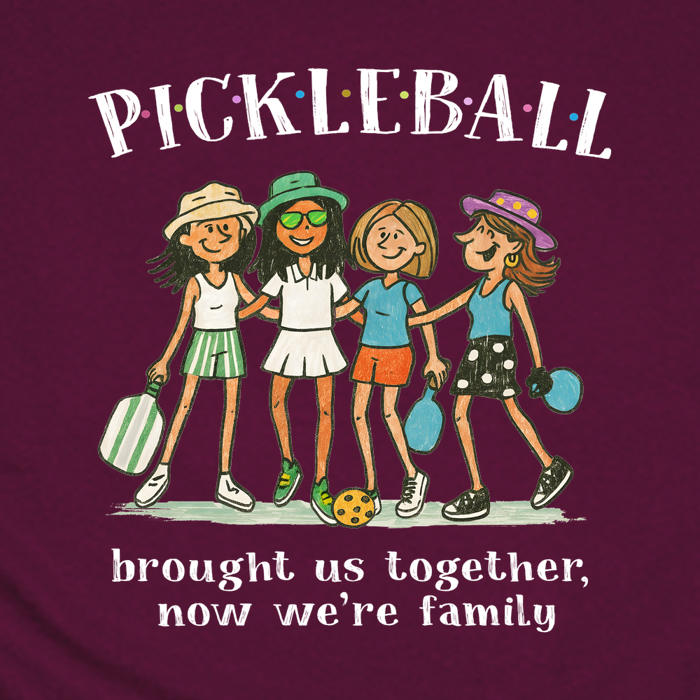 Pickleball Brought Us Together, Now We’Re Family Unisex T-Shirt - Picklechillz