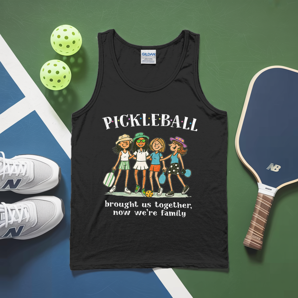 Pickleball Brought Us Together, Now We’Re Family Tank Top - Picklechillz