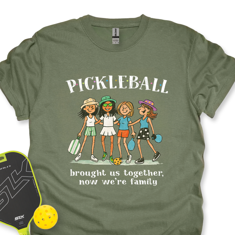 Pickleball Brought Us Together, Now We’Re Family Unisex T-Shirt - Picklechillz