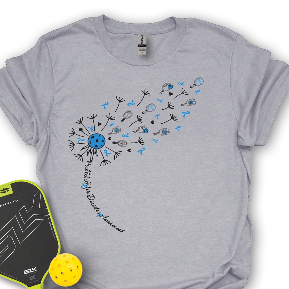 Pickleball For Diabetes Awareness Unisex T-Shirt - Picklechillz